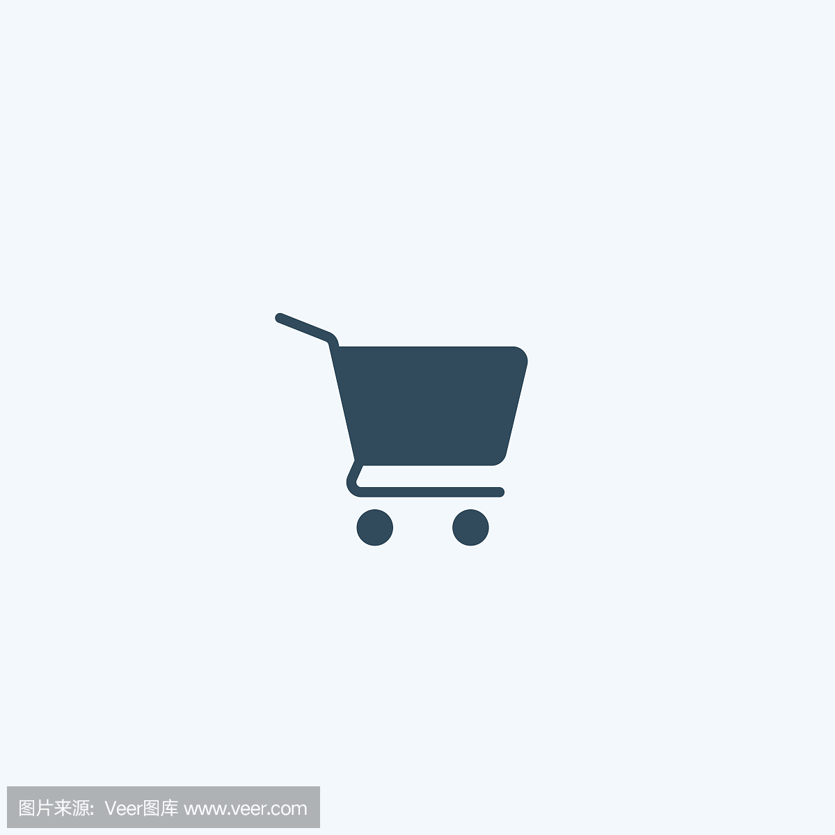 购物车图标。销售,购买,商店,市场,篮子,商业向量标志